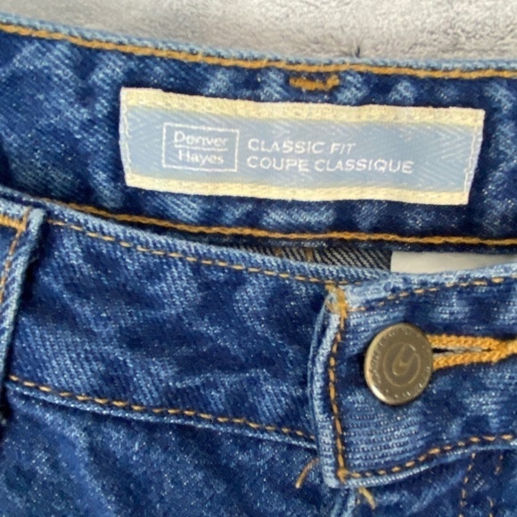 Denver Hayes Classic Fit High Rise Blue Jeans Women's Sz 10/32 - Picture 5 of 10